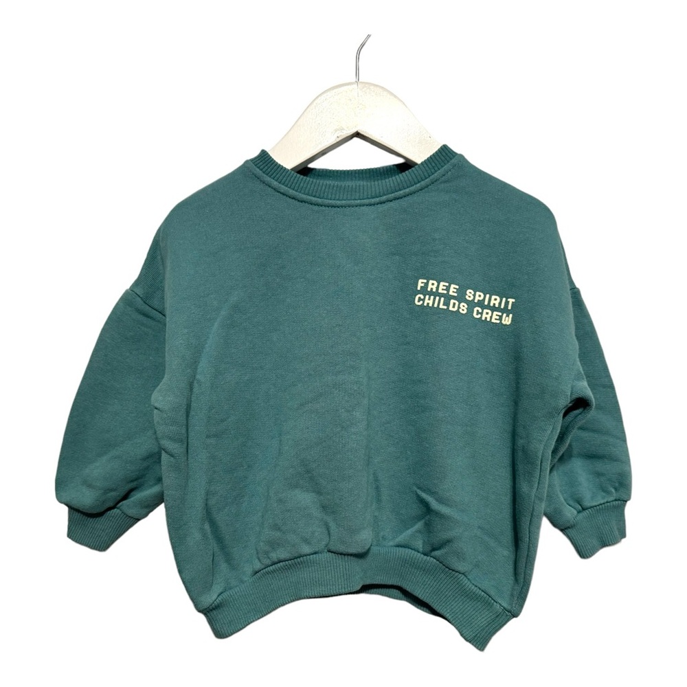 Zara Kids “Cool Team” Crewneck Sweater size 6-9 Months